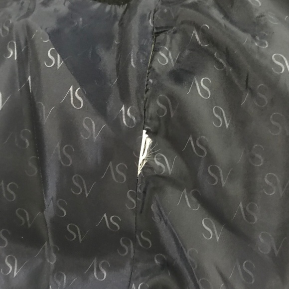 Simply Vera Vera Wang  Navy Blue 3/4 Sleeves Career Blazer Size 4 - Picture 7 of 7